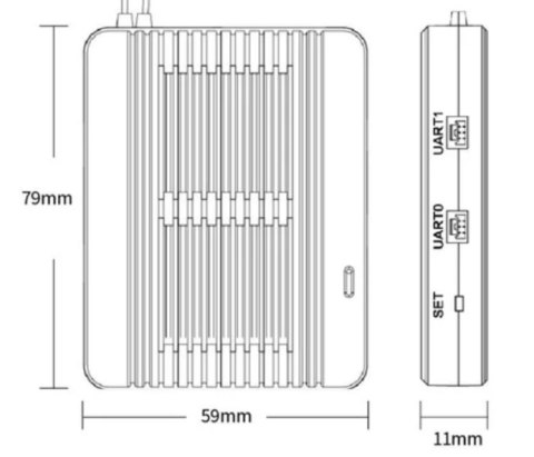 Receiver SkyDroid R16PRO for H16PRO Drone Remote Controller