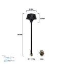 Opakowanie anteny Maple Wireless 4.85-6.3G 2dBi LHCP SMA-MALE akcesoria do gogli FPV