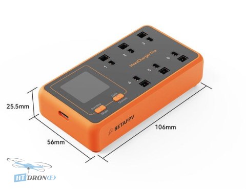 BETAFPV HexaCharger 1S Pro charger top view with LED indicators buy best deal
