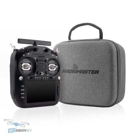 RadioMaster TX16S MK3 Charcoal RC transmitter – closeup of the LCD screen