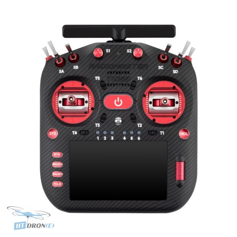 RadioMaster TX16S MK3 MAX Red FPV RC transmitter main view, best price shop HTDRONE