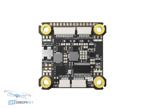 Detail view of SpeedyBee F405 V5 FPV flight controller 30.5x30.5mm with unique connectors