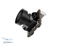 Kamera Caddx Ant Black 4:3 w ujęciu bocznym, podkreślającym ultrakompaktowe wymiary 14×14 mm.