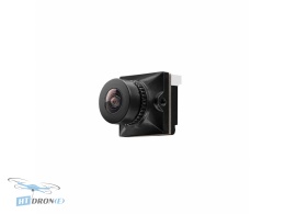 Kamera Caddx Ratel 2 (Black) – widok z przodu z obiektywem szerokokątnym.