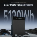 System fotowoltaiczny 5,12 kWh – magazyn energii współpracuje z instalacjami solarnymi, zapewniając niezależność energetyczną.