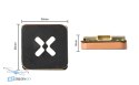 Rozmiar modułu GPS Foxeer M10Q 250 V2 porównanie z akcesoriami HTDRONE