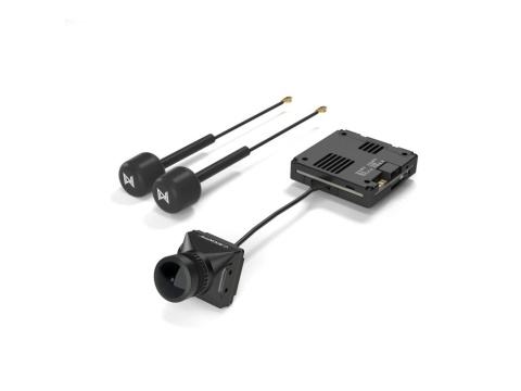 Kamera Walksnail Avatar Pro z modułem VTX Dual Antenna, przeznaczona do transmisji FPV HD o niskim opóźnieniu.