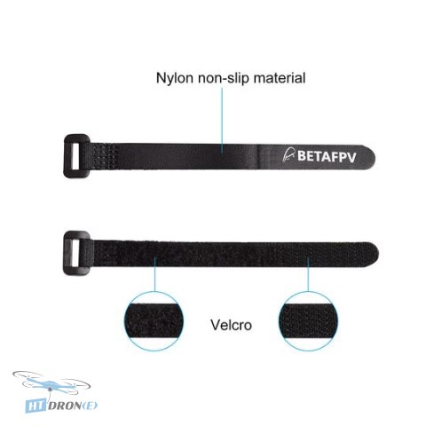 Detailed view of BETAFPV Lipo Strap Kit mount with rubber pads, perfect for FPV drone