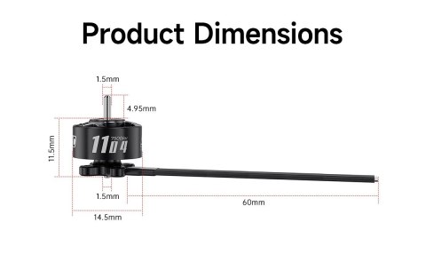 Motor GEPRC SPEEDX2 1104 7500KV