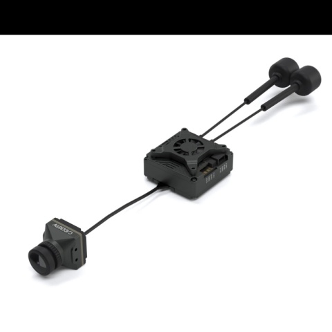 Cyfrowy system FPV Walksnail Avatar GT – kamera, VTX i anteny w konfiguracji roboczej