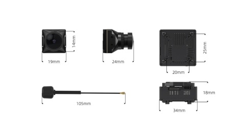 Kamera FPV Walksnail Avatar GT – wymiary, konstrukcja i szczegóły techniczne