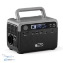 Widok przedni stacji zasilania Flashfish BP030B z czytelnym wyświetlaczem LCD i kompletem portów USB oraz AC.
