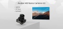 Kamera Avatar HD Nano V3 – kompaktowa kamera FPV 14×14 mm, waga 3 g, szerokie pole widzenia 160°.