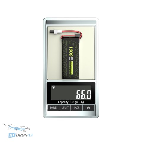 Zestaw dwóch baterii FLYWOO Explorer 1000mAh 3S 80C LiHv XT30 - opakowanie sklep HTDRONE
