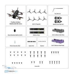 FLYWOO Firefly 25MINI 3S HDZero ELRS dron FPV widok 3/4 kup najlepszy sklep HTDRONE