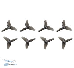 Detailed view of FLYWOO GF 2023 PC 1.5mm Grey 3-blade propeller at HTDRONE shop