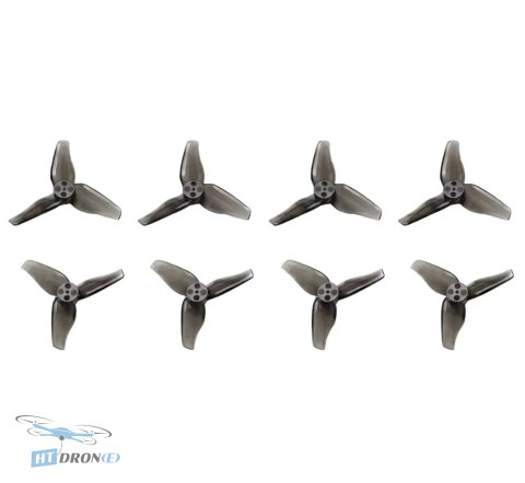Szczegółowy widok śmigła FLYWOO GF 2023 PC 1.5mm Grey 3-łopatkowe w sklepie HTDRONE