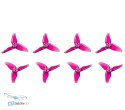 Różowe śmigło FLYWOO GF 2023 PC 3-łopatowe 1.5mm do drona FPV zestaw 4CW 4CCW w sklepie HTDRONE