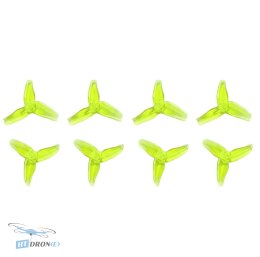 FLYWOO Propeller Flywoo GF 2023 PC 3-Blade 1.5mm Yellow side view buy now at HTDRONE