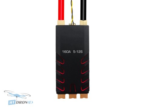 Flycolor X-Cross HV3 160A ESC detailed view of connector and housing buy cheap at HTDRONE shop