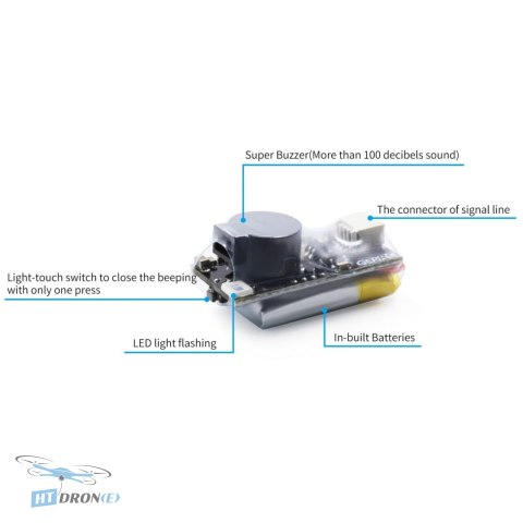 GEPRC Super Buzzer GEPRC szczegóły płytki drukowanej PCB komponenty
