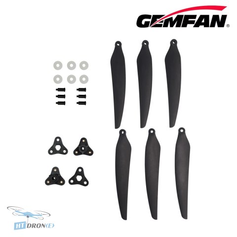 Gemfan 1407F Folding opakowanie śmigła FPV 3-łopatowego czarnego do kupienia