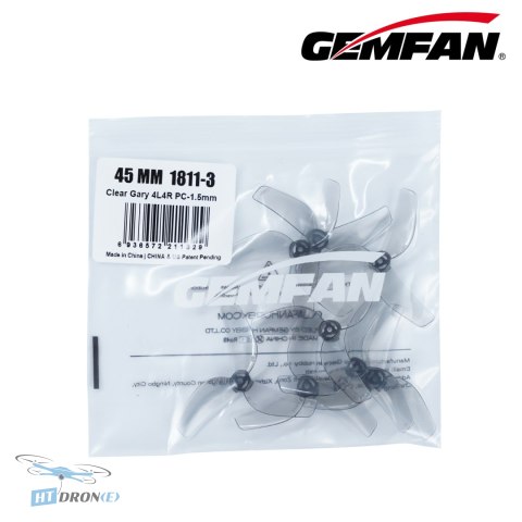 Opakowanie Gemfan 1811 PC 1.8 cala 3-łopatkowych śmigieł FPV - sklep HTDRONE