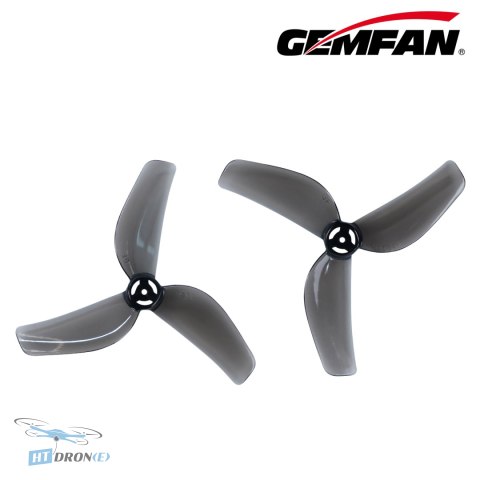 Gemfan 1811 PC 1.8 inch propeller 3-blade black detailed view HTDRONE