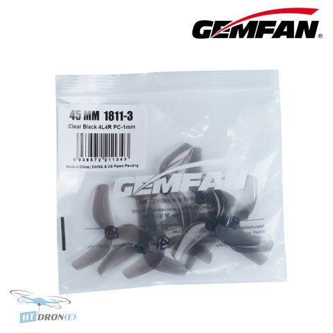 Gemfan 1811 PC 1.8 inch propeller packaging 4x CW 4x CCW for sale HTDRONE