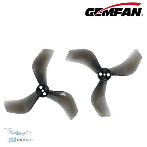 Gemfan 2216S PC śmigła FPV 1.6 cala Clear Black szczegółowy widok 3-łopatkowe cena w HTDRONE