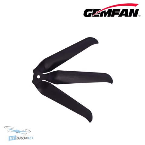 Gemfan 9046F Folding Glass Fiber Nylon 3-blade propeller with aluminium adapter detail HTDRONE shop