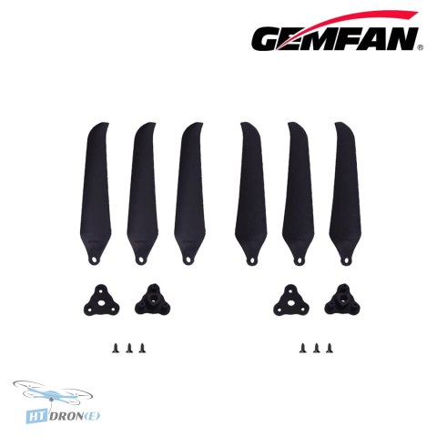 Gemfan 9046F Folding Glass Fiber Nylon propeller packaging 3-blade CW CCW HTDRONE best deal