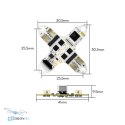 HGLRC AIO FC FLYWOO GOKU F405 HD 1S 5A ELRS V2.0 top view printed circuit board
