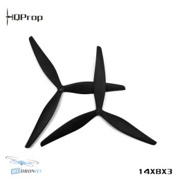 HQProp 14x8x3 czarne śmigło 3-łopatowe CW CCW do dronów wielowirnikowych kup teraz