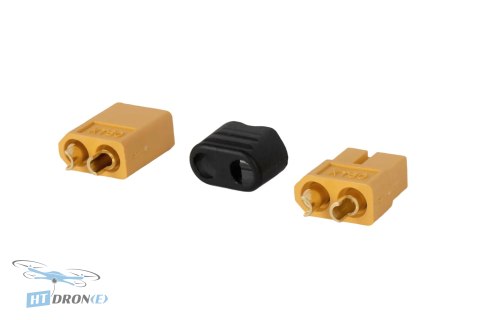 HTDRONE Złącze XT60 Męskie Żeńskie Solid Bullet Connector opakowanie i zawartość
