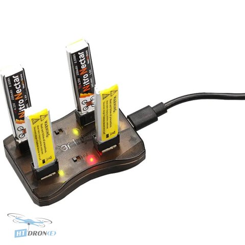 NewBeeDrone Nectar Injector Smart 1S FPV charger top view circuit board
