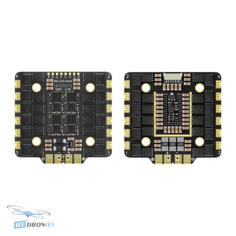 Pilotix ESC 4in1 Pilotix 90A AM32 деталі розміру та вимірів для покупців в HTDRONE