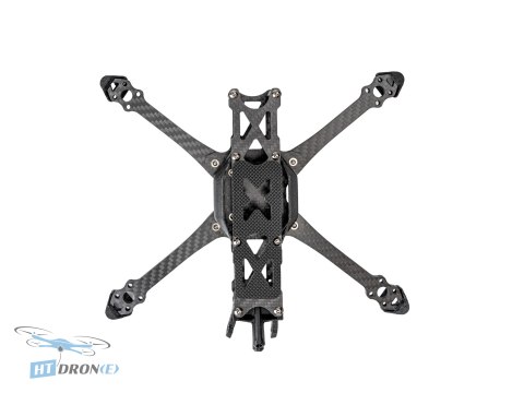 Pilotix Rocky 5 Blue Prop zestaw FPV DIY HTDRONE widok z tyłu złącz