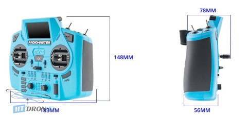 RadioMaster GX12 Crush Blue controller accessories additional elements HTDRONE