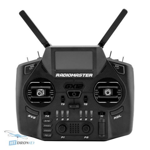 RadioMaster GX12 Dual-Band Gemini-X (M2) RC Transmitter - main product view at HTDRONE shop