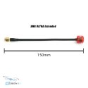 RushFPV Cherry SMA RHCP Transparent Red VTX Antenna for FPV Racing Drones
