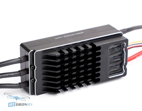 T-Motor Flame 180A 12S ESC widok z góry na płytkę drukowaną i komponenty