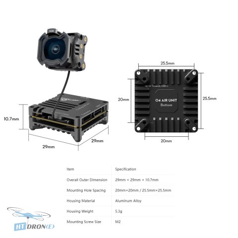FLYWOO Air Unit Set FLYWOO DJI O4 Wide Pro (MP66)