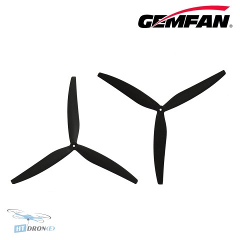Gemfan Propeller Gemfan 1507 3-Blade 15'' Black (1CW+1CCW)