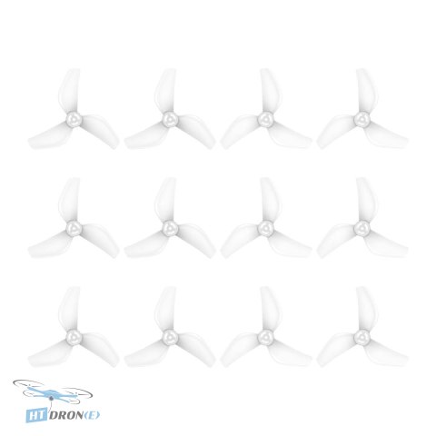 Gemfan Śmigło BETAFPV Gemfan 1409 35mm PC 3-Blade 1mm White (6CW+6CCW)