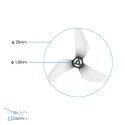 Gemfan Śmigło BETAFPV Gemfan 1409 35mm PC 3-Blade 1mm White (6CW+6CCW)
