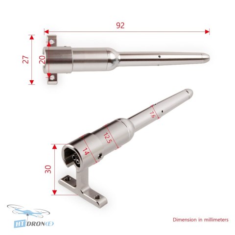 Holybro Digital Air Speed Sensor PT60 Pitot Tube Only - czujnik prędkości lotu dla dronów