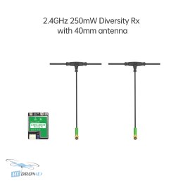IFlight Receiver iFlight True Diversity ELRS 2.4G RX + 2 x 40mm Mini Antenna