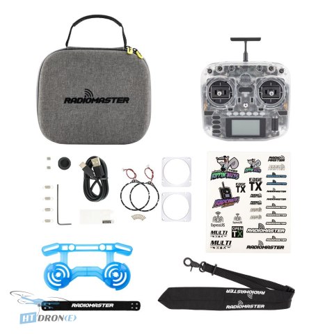 RadioMaster Boxer ExpressLRS Transparent LBT wersja demo - najlepsza aparatura RC