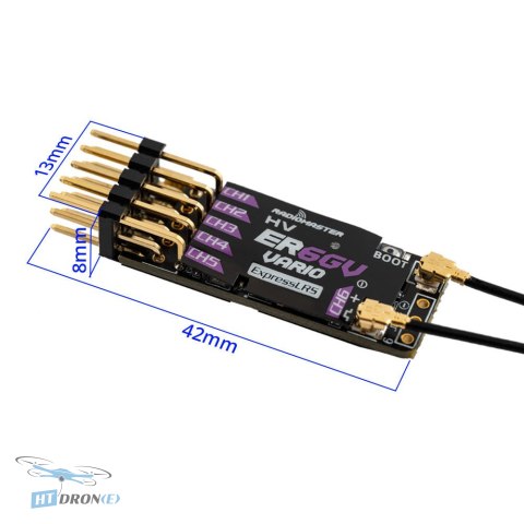 RadioMaster Receiver RadioMaster ER6-GV ELRS 2.4GHz PWM